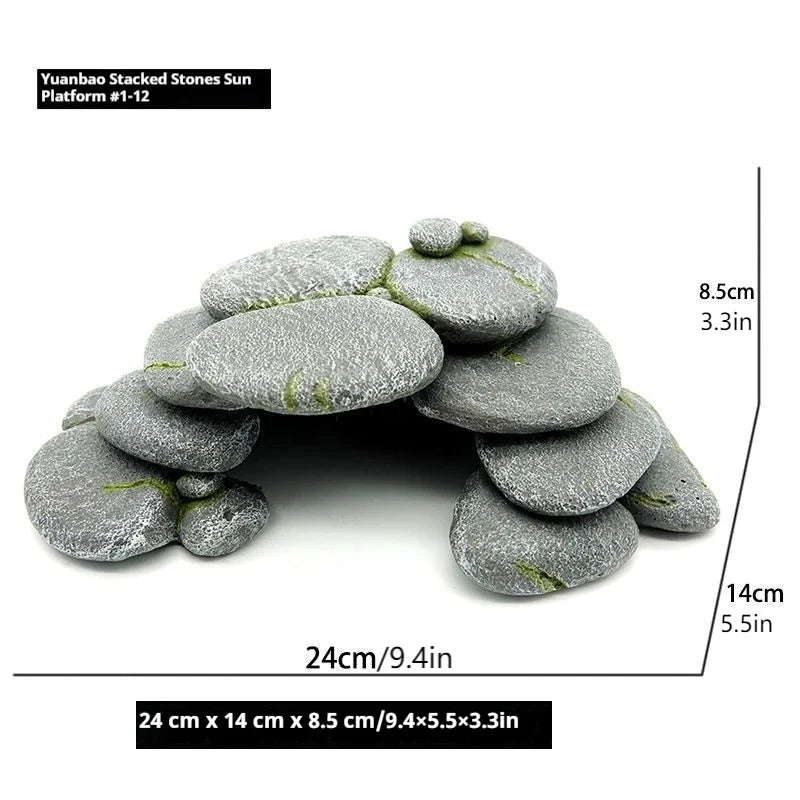 Turtle Platform Rectangular Aquarium Fish - ProPawPet.com