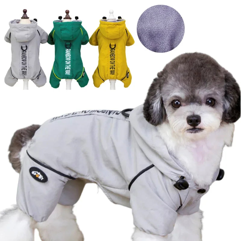 Waterproof Pet Jumpsuits Winter Fleece Dog - ProPawPet.com