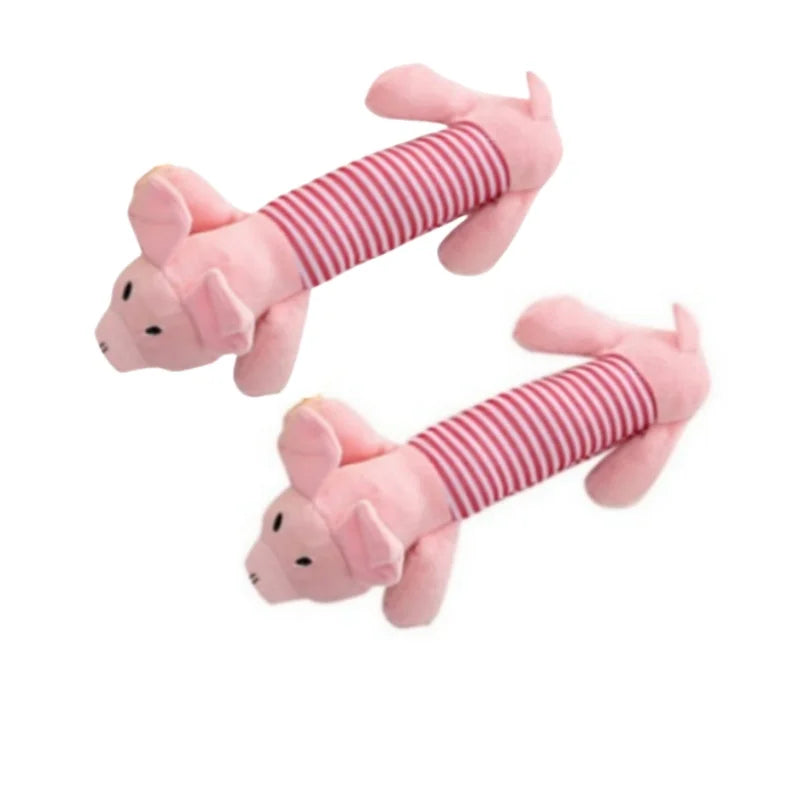 Molar Dog Plaything Plush Supplies Fit for All Puppy Pet Squeak Chew, Durable