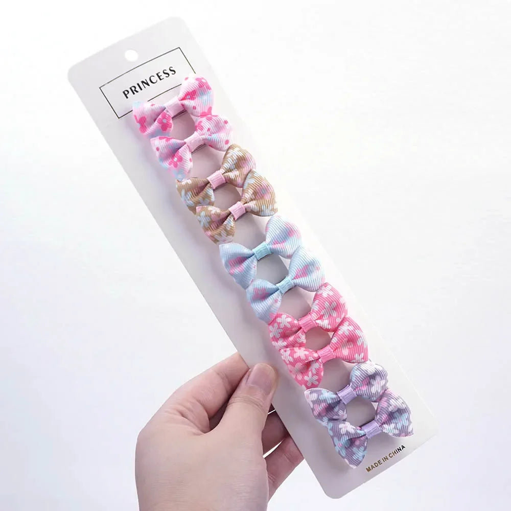 Easy-on Dog Hair Clips Diverse Styles Ribbon Bows – Dog Supplies
