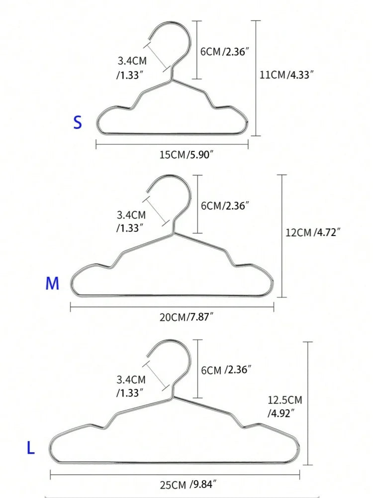 5pc Pet Silver Small Clothes Hanger Five - ProPawPet.com