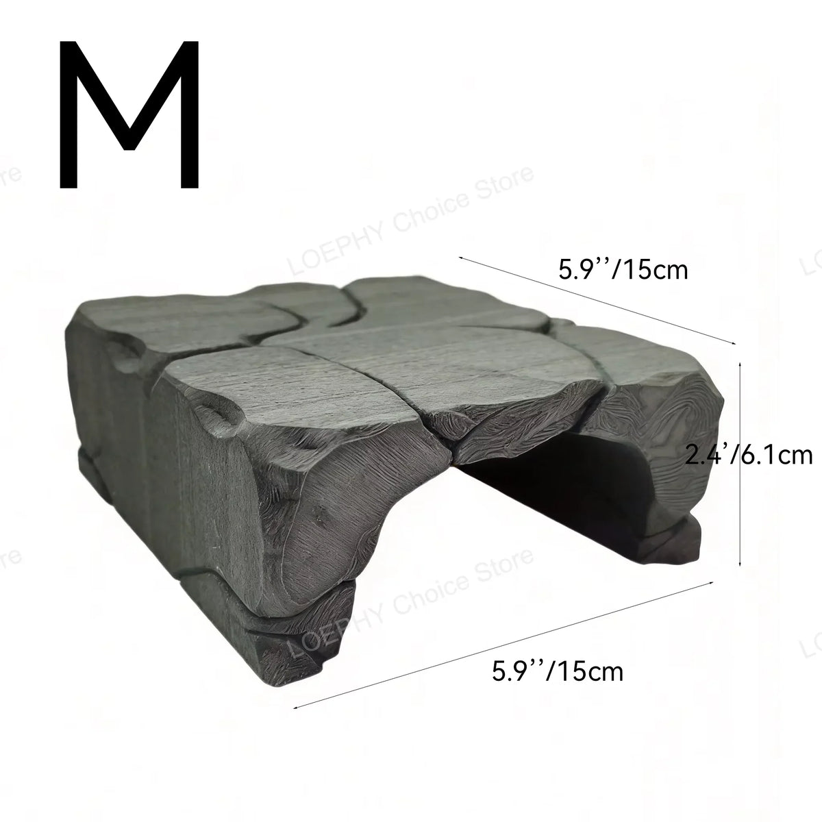 Stone Style Reptile Hideout Rock Hide – 3 Colors