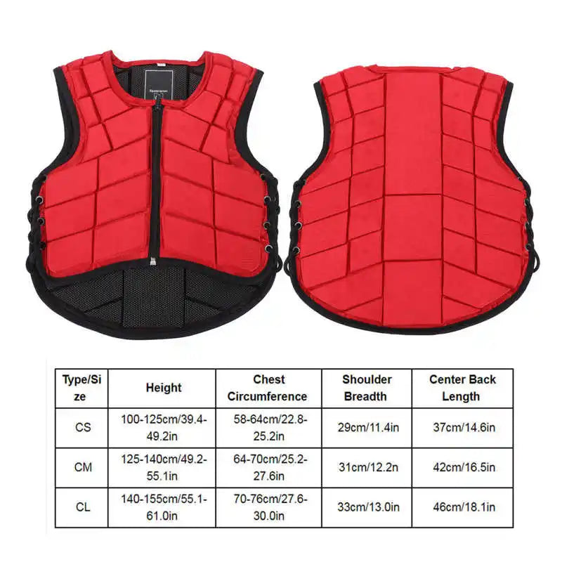 Children Equestrian Vest Kids Safety Horse - ProPawPet.com
