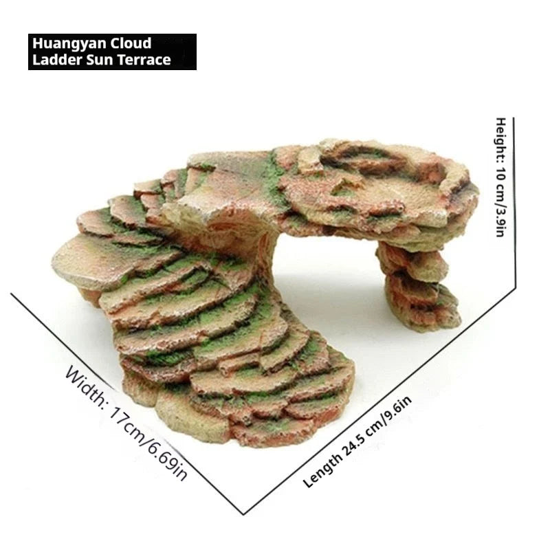 Turtle Platform Rectangular Aquarium Fish - ProPawPet.com