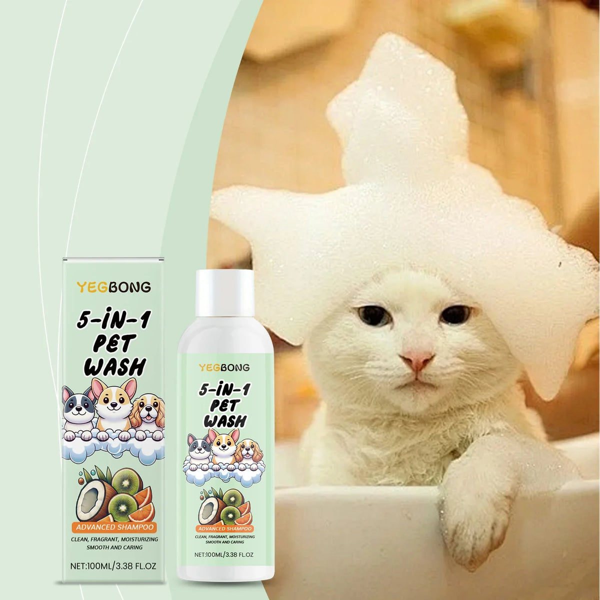5-in-1 Puppy Shampoo & Conditioner Dogs Cats - ProPawPet.com