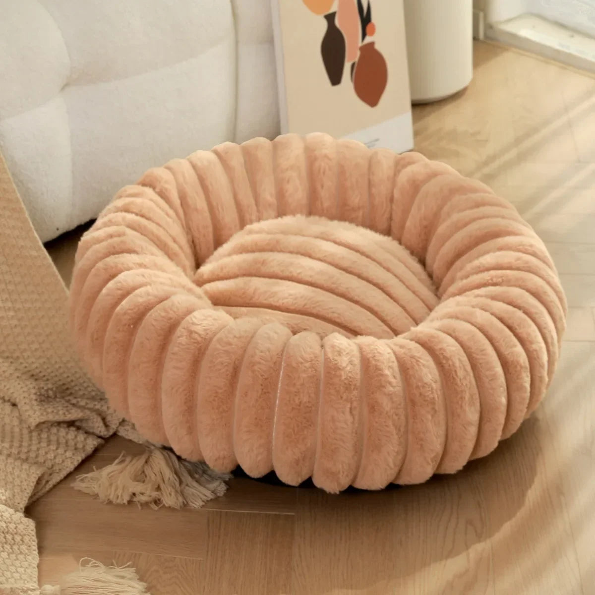 40-70cm Round Pet Bed for Dog Bed Super Soft - ProPawPet.com