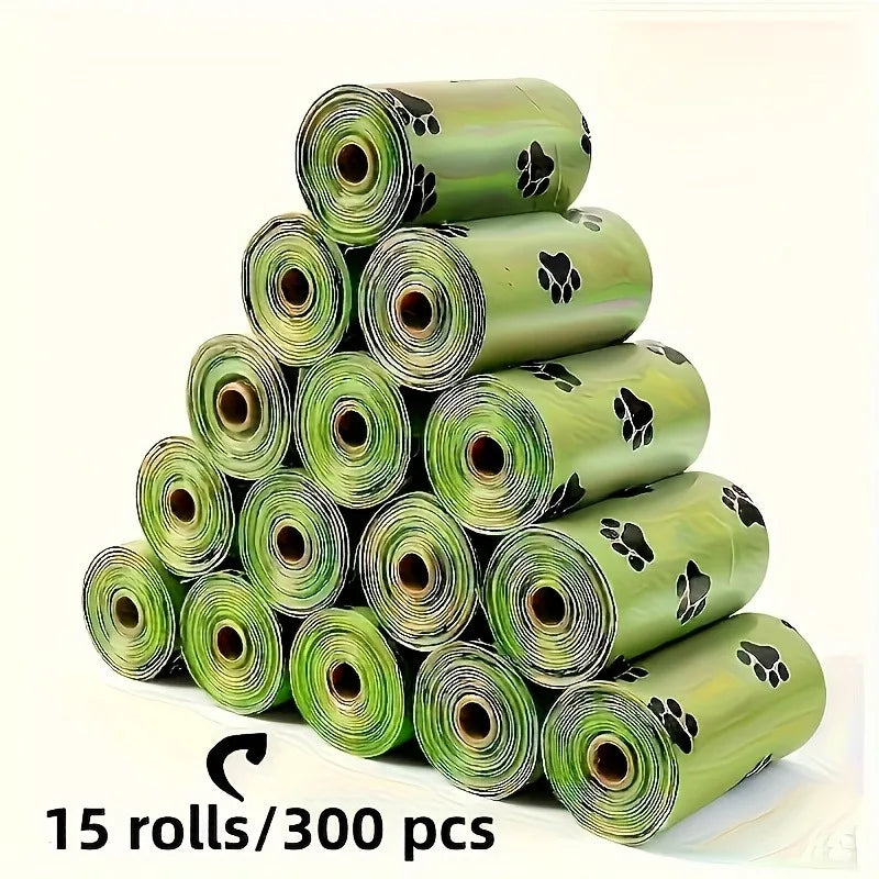 15 Rolls / 300 Pet Waste Bags – Thick, - ProPawPet.com