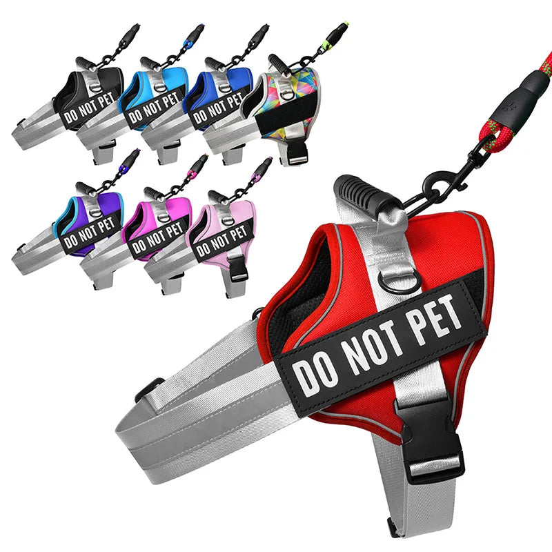 Reflective Nylon Dog Harness with 8pcs Dog - ProPawPet.com