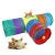 Interactive Collapsible Cat Rainbow Tunnel – 16 Colors