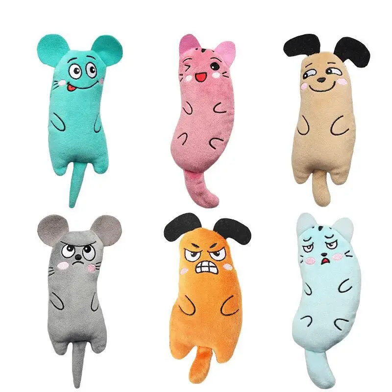 Funny Pet Plush Embroidery Catnip Toy Cat - ProPawPet.com