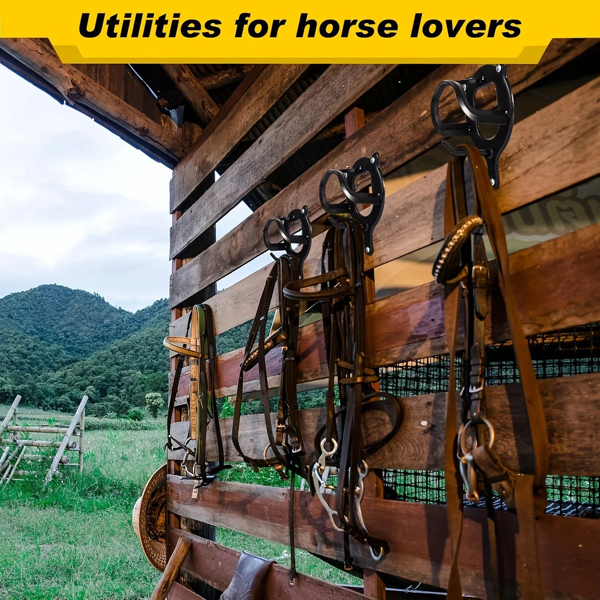 12/6/1Pc Horse Bridle Rack, Bridle Bracket - ProPawPet.com