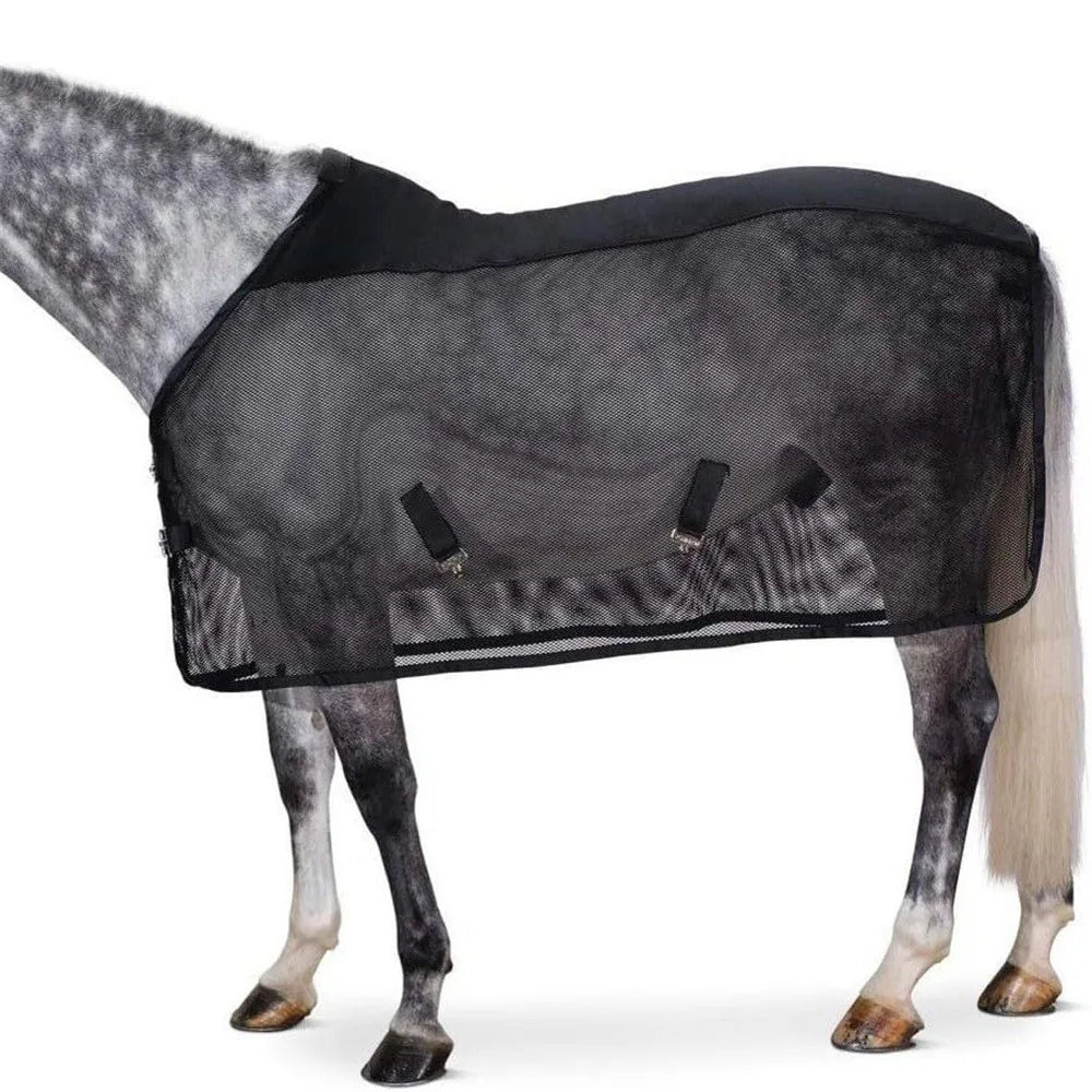 Caparison Protective Tear-resistant Mesh Horse Fly Sheet Comfy, Breathable