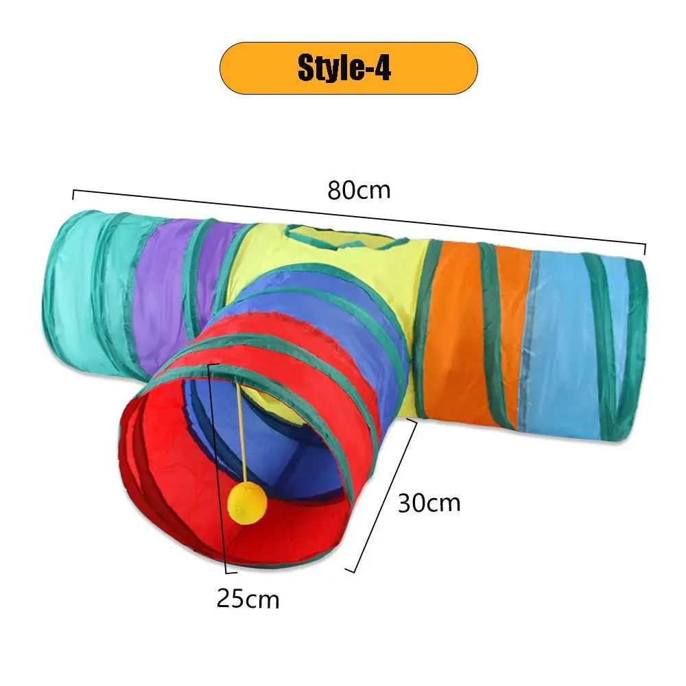 Polyester+Steel Wire Cat Tunnel Tube - ProPawPet.com