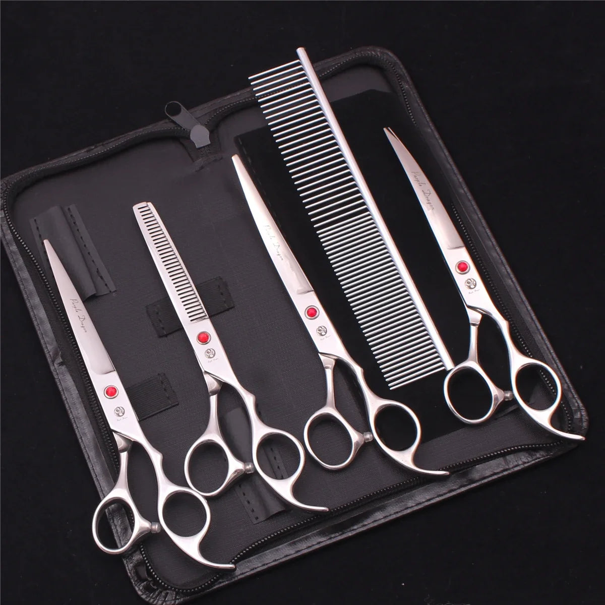Purple Dragon Dog Grooming Scissors 6.5" 7" - ProPawPet.com