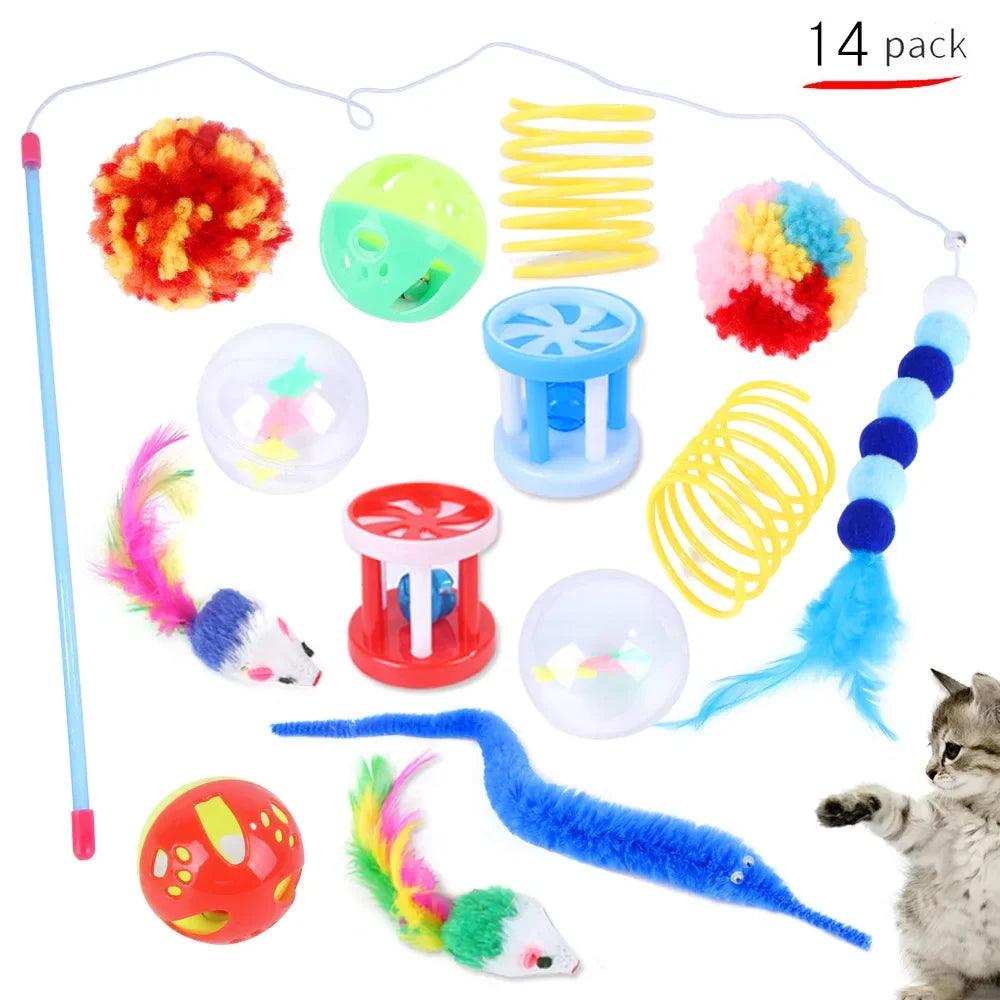 12- Set Pet Kitten Toys – photo 4