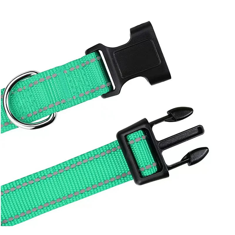 Reflective Pet Collar Adjustable Nylon - ProPawPet.com