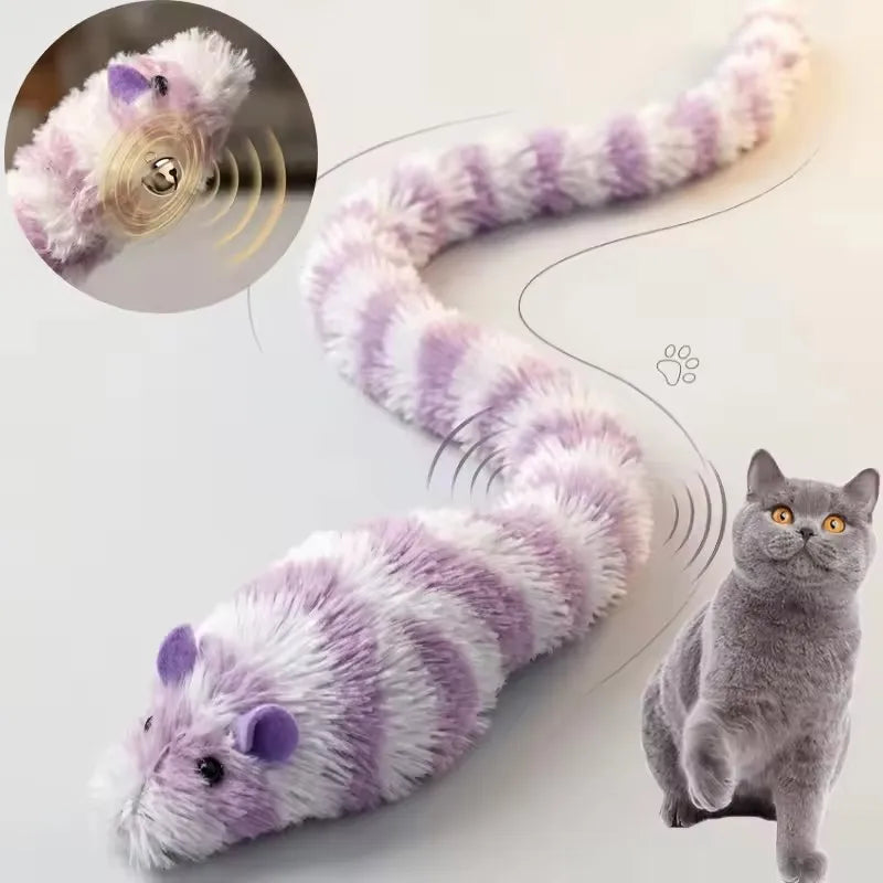 Interactive Squeaky Plush Mouse Cat Toy, - ProPawPet.com