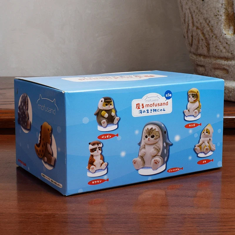 Mofusand Cats Pretend Marine Organism Sea Life Blind Box – 2 Colors