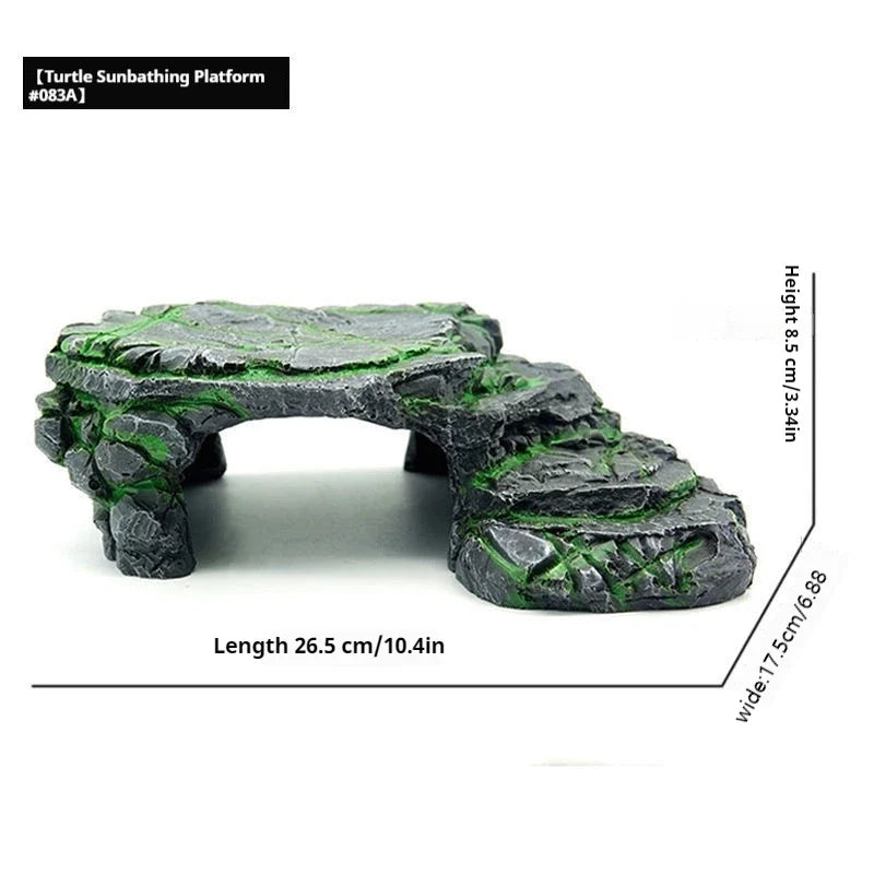 Turtle Platform Rectangular Aquarium Fish - ProPawPet.com