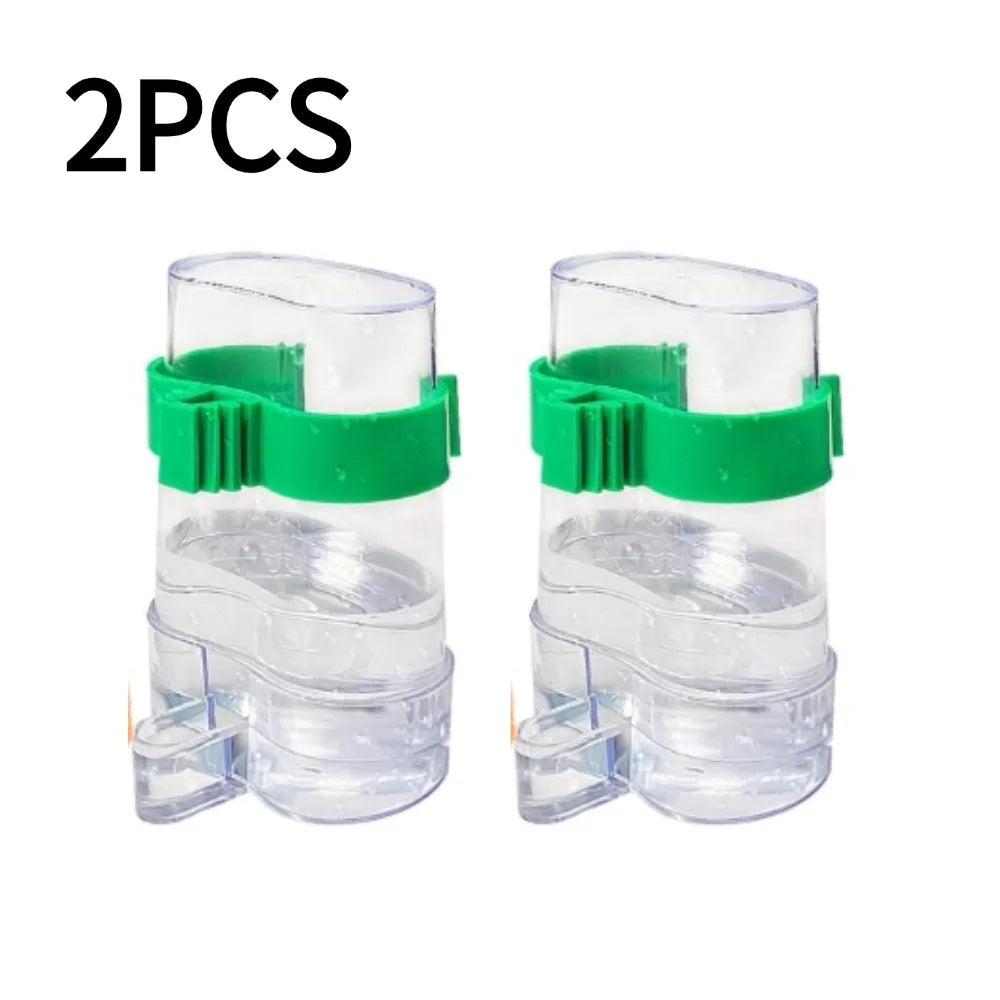 Automatic Bird Water Dispenser Drinking Food Feeder