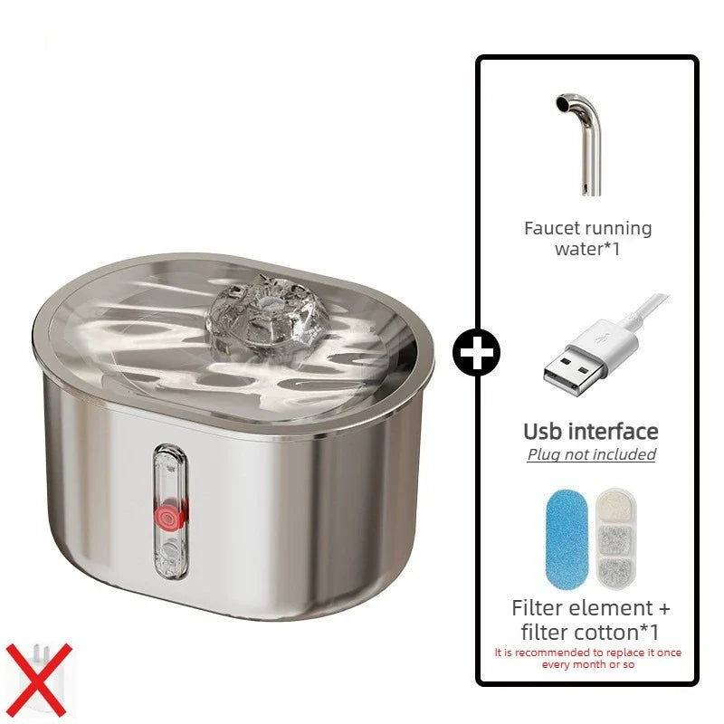 2.5l Automatic Cat Water Fountain – Cat Supplies