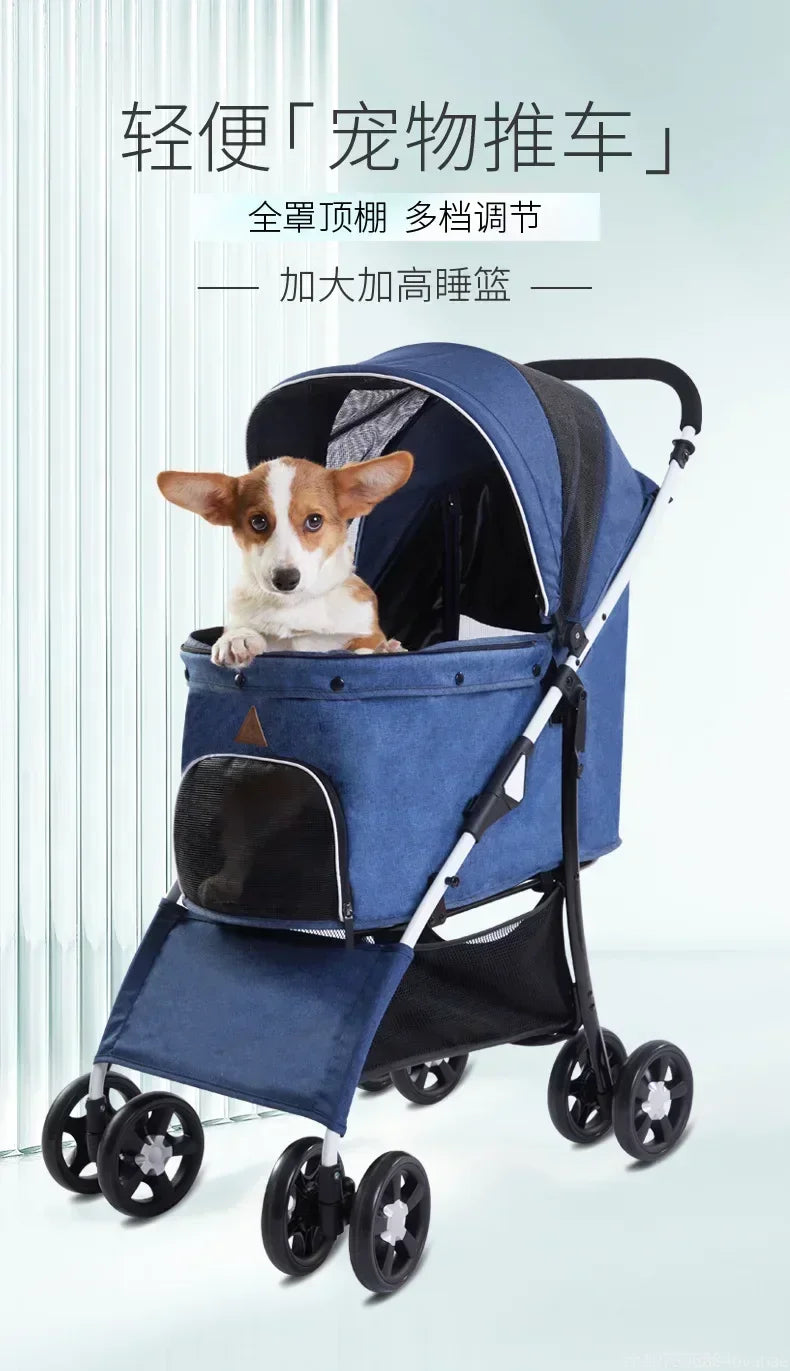 2027Cat transport pet cart lightweight - ProPawPet.com