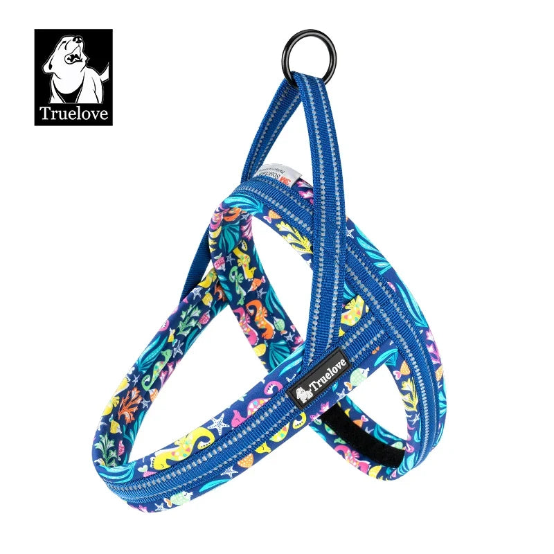 Truelove Floral Printing Mesh Padded Harness - ProPawPet.com