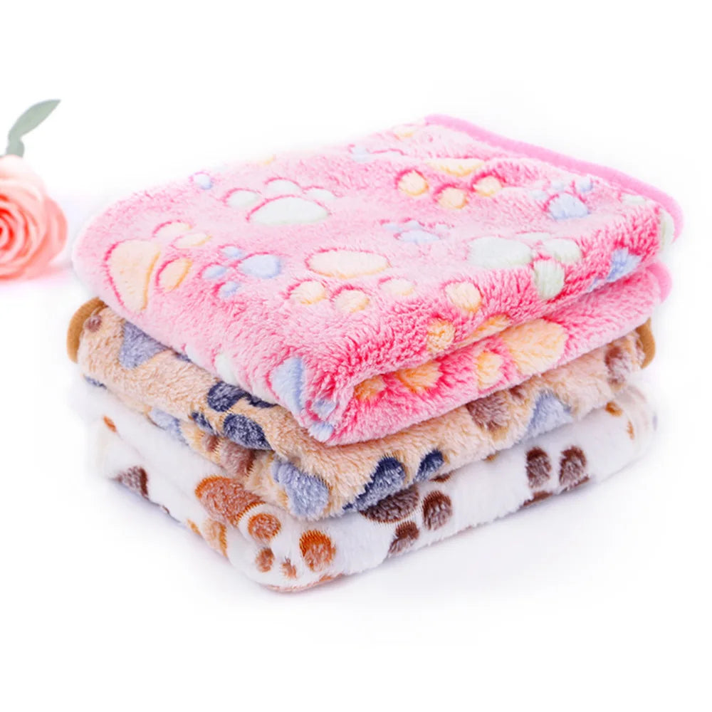 Pet Bed Mat Cute Warm Cover Towel Cat and - ProPawPet.com