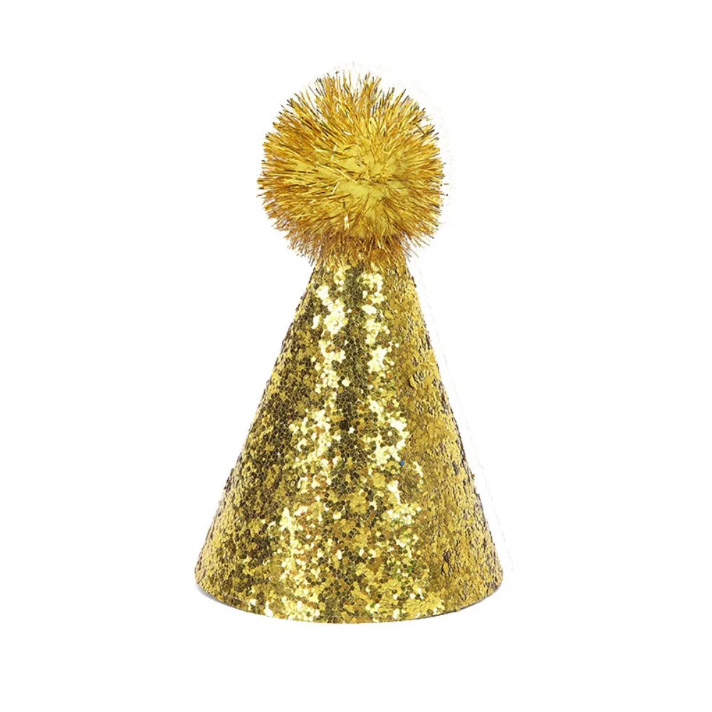 Creative Glitter Dog Birthday Hat Colorful - ProPawPet.com