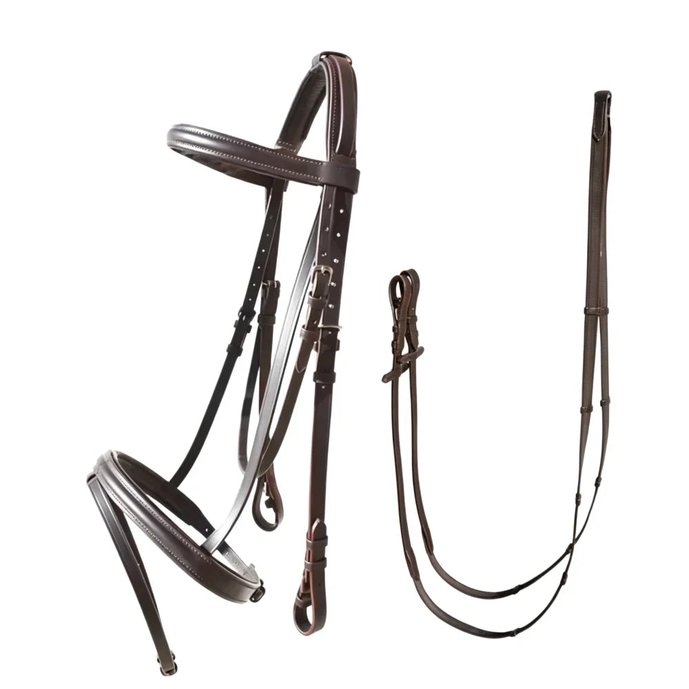 Horse Bridle English Leather Bridle with - ProPawPet.com