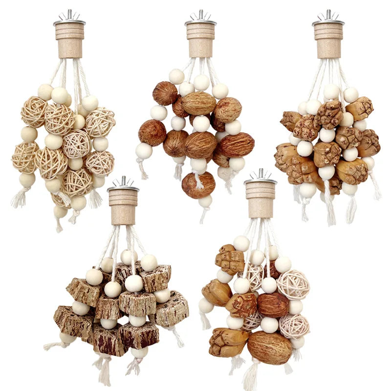 Natural Material Pet Parrot Toy Bird Swing - ProPawPet.com