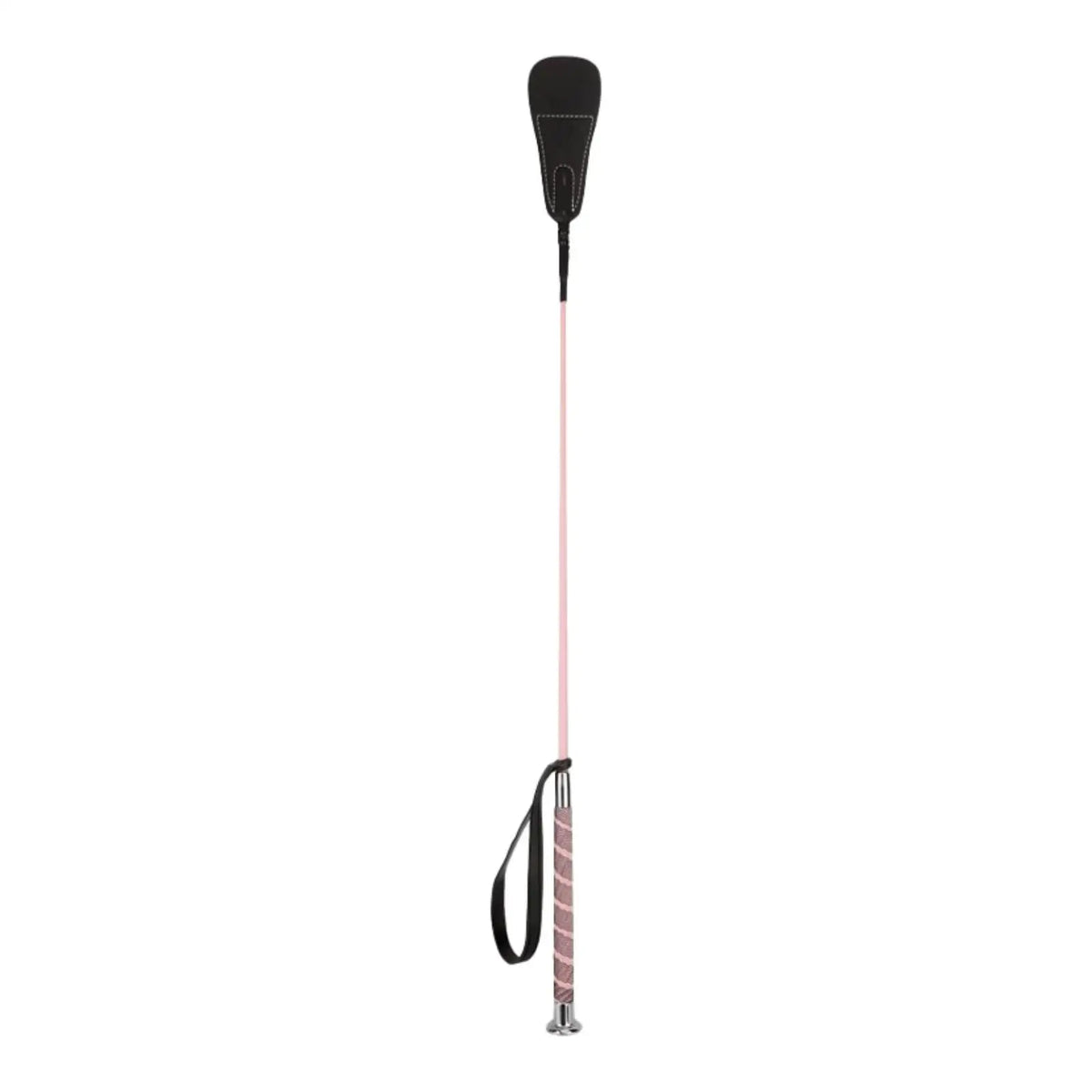 Riding Crop Whip with Wrist Strap Fiber Leather Gear – 3 Colors