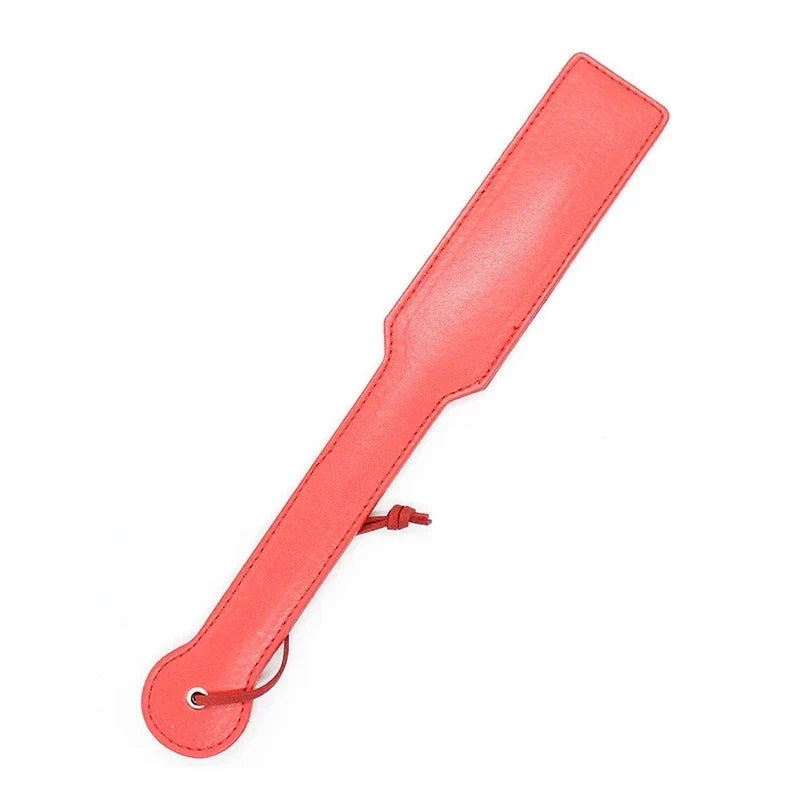 34cm Leather Riding Crop Short Paddle Equestrian Whip – Horse Supplies