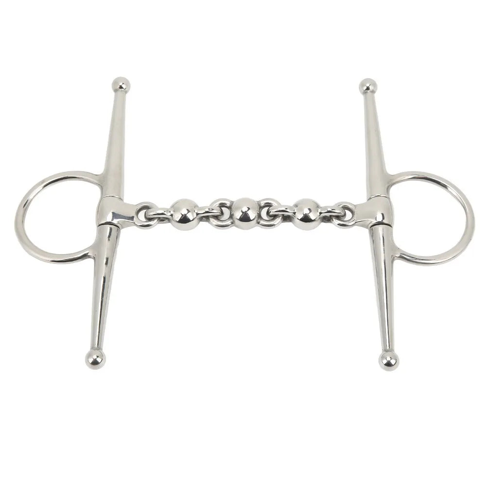 Stainless Steel Full Cheek Snaffle Bit Ball, Portable