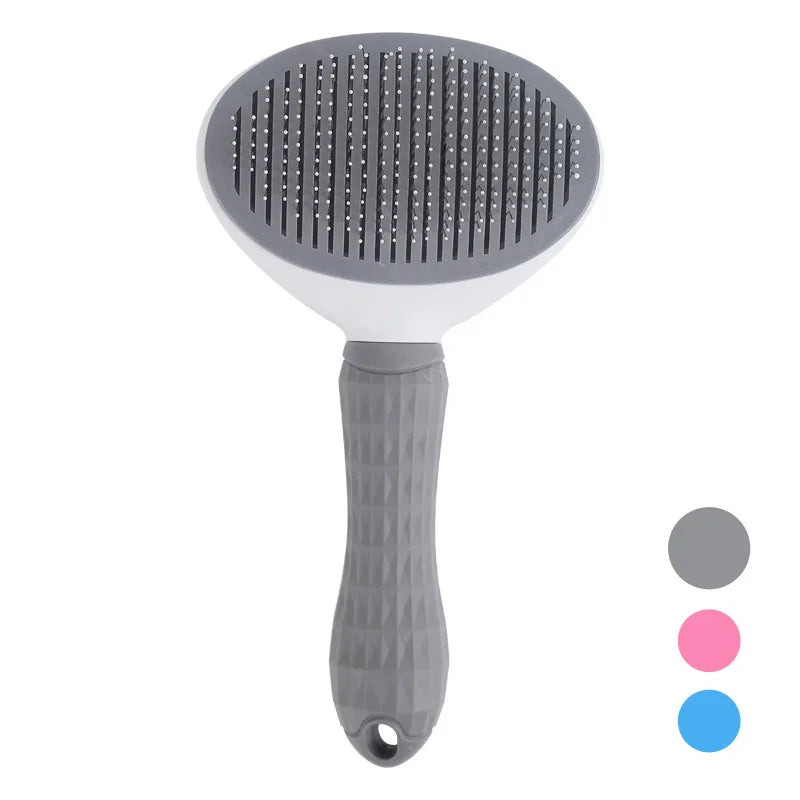 Pet Grooming Comb Stainless Steel Needle Dog Cleaning Brush