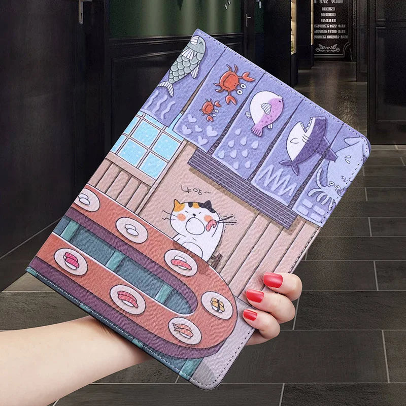 For iPad Air 11 Case M3 2025 Cartoon Animals - ProPawPet.com
