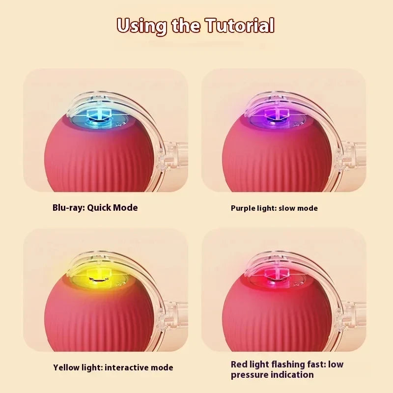 Rechargeable Automatic Rolling Ball Cat Toy - ProPawPet.com