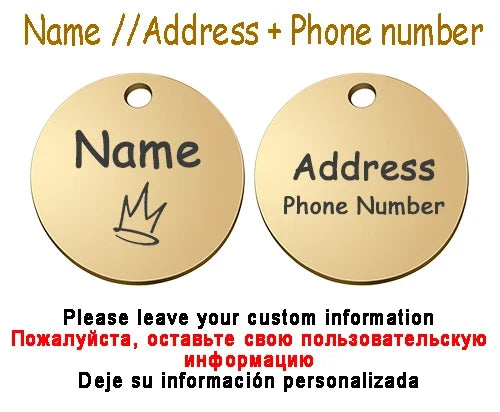 Personalized Pet Cat Dog Name Collar - ProPawPet.com