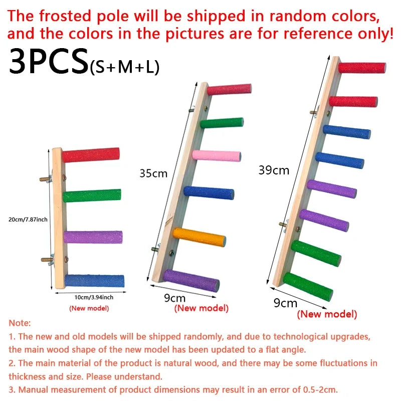 4/6/8 Step Bird Climbing Ladder Parrot Toy - ProPawPet.com