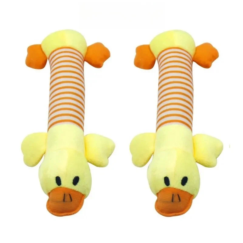 Molar Dog Plaything Plush Supplies Fit for All Puppy Pet Squeak Chew, Durable