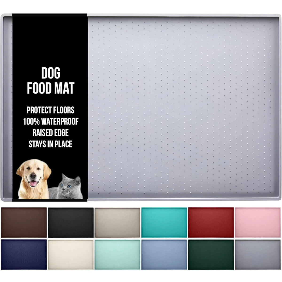 Silicone Cat Dog Food Mat, Anti-Slip Dog - ProPawPet.com