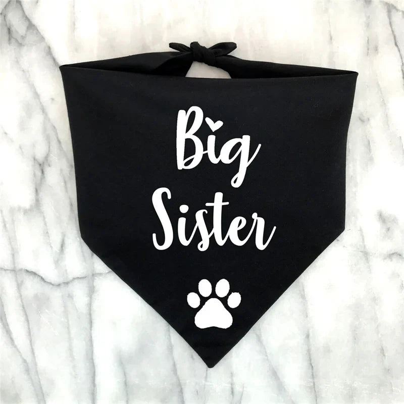 Big Brother Big Sister Dog Bandana Scarf For - ProPawPet.com