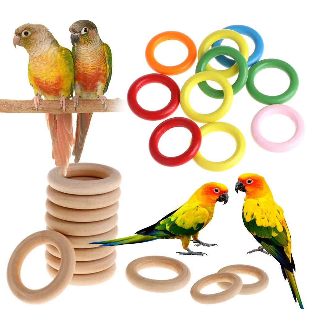 10Pcs Interactive Rattan Balls Parrot Toys - ProPawPet.com