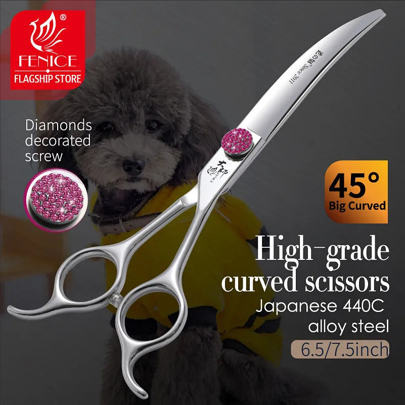 Fenice Pink Diamond Screw Pet Super Curved - ProPawPet.com