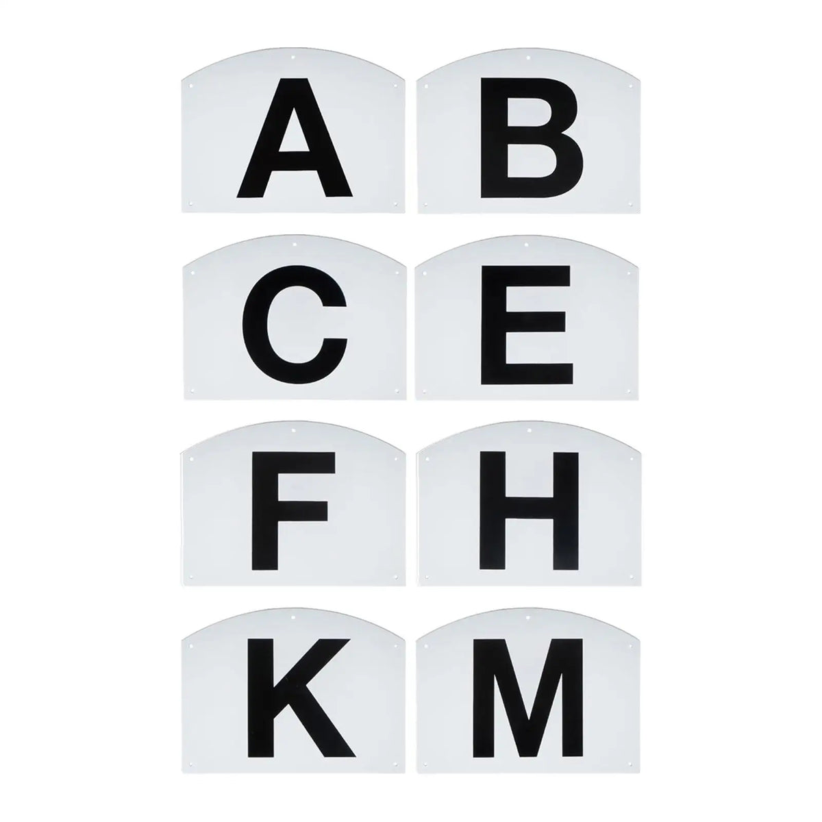 Lightweight Portable Dressage Letters Board Screw on Arena – 2 Colors