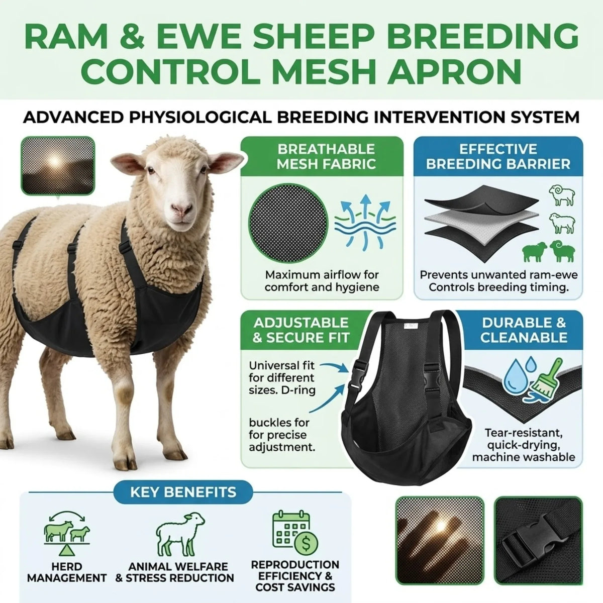 Breathable Wear Resistant Livestock Anti - ProPawPet.com