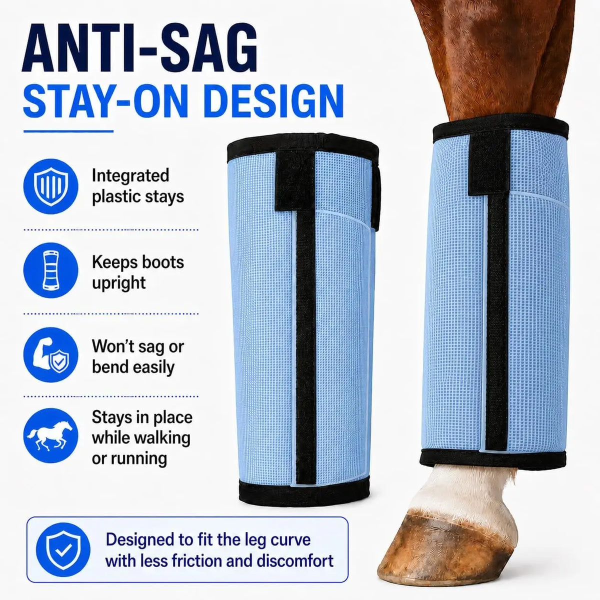 Fly Boots for Horses Set of 4 Breathable - ProPawPet.com