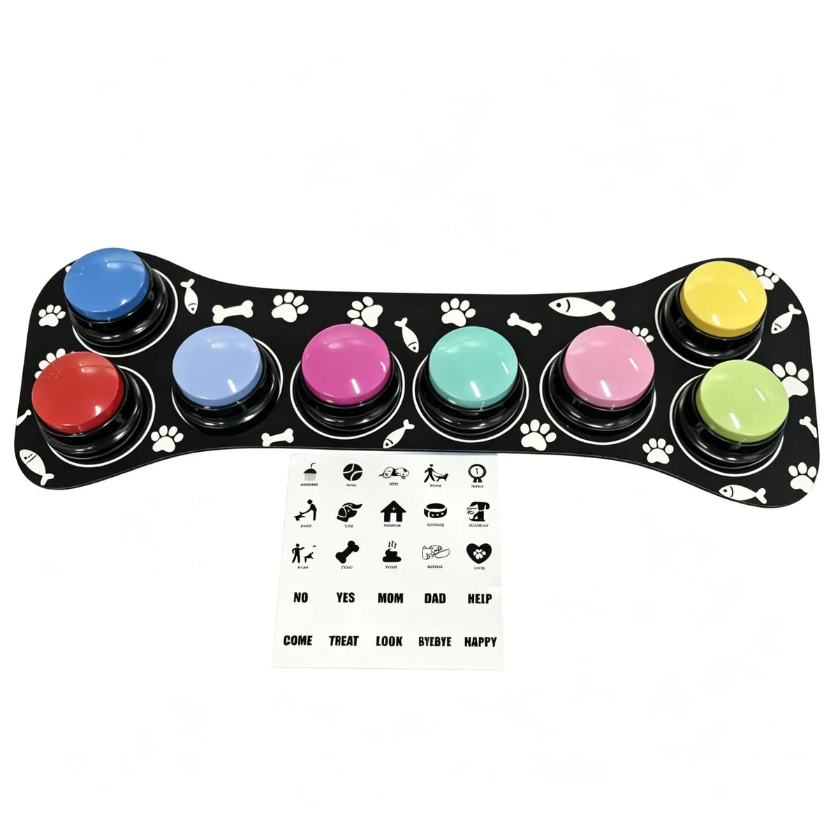 8PCS Cat Dog Squeak Toy Dog Button Dog - ProPawPet.com