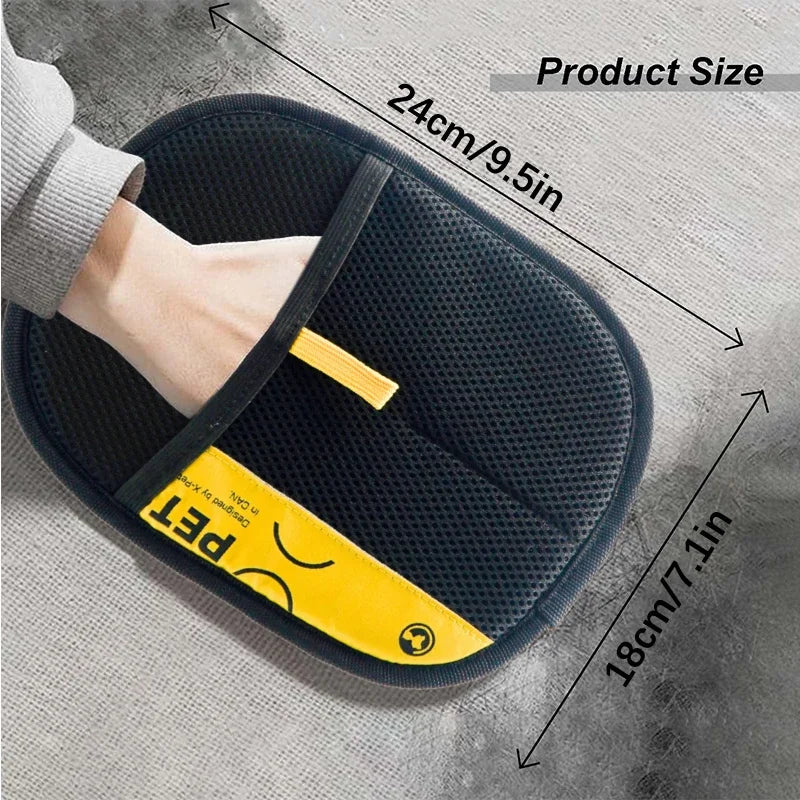 2 in 1 Pet Hair Removal Mitts for Cats Dogs - ProPawPet.com