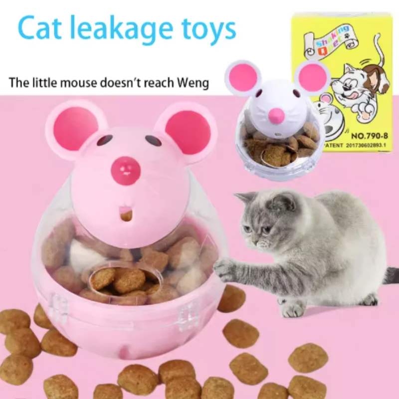 Pet Feeder Cat Toy Mouse Rolling Food - ProPawPet.com